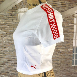 Puma Fenty by Rihanna Cropped Wet T-Shirt Tee